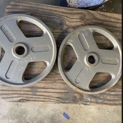 Olympic Weight Plates.    70 Dollars 