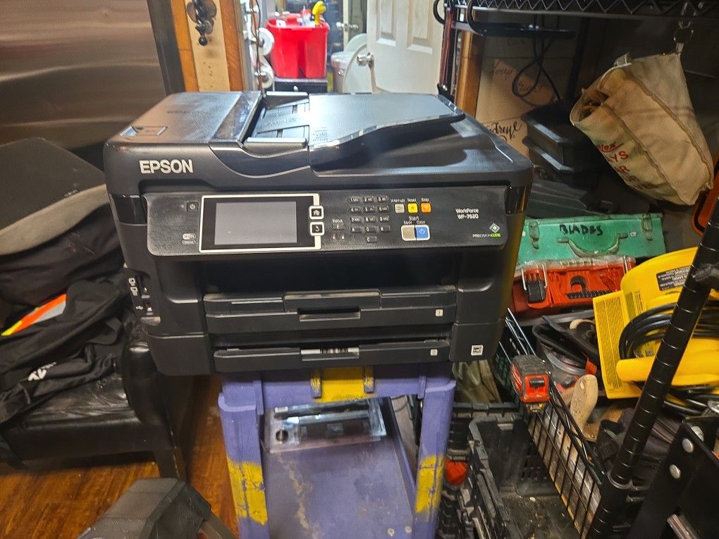 Epson Work force Printer Needs Ink Wf 7620