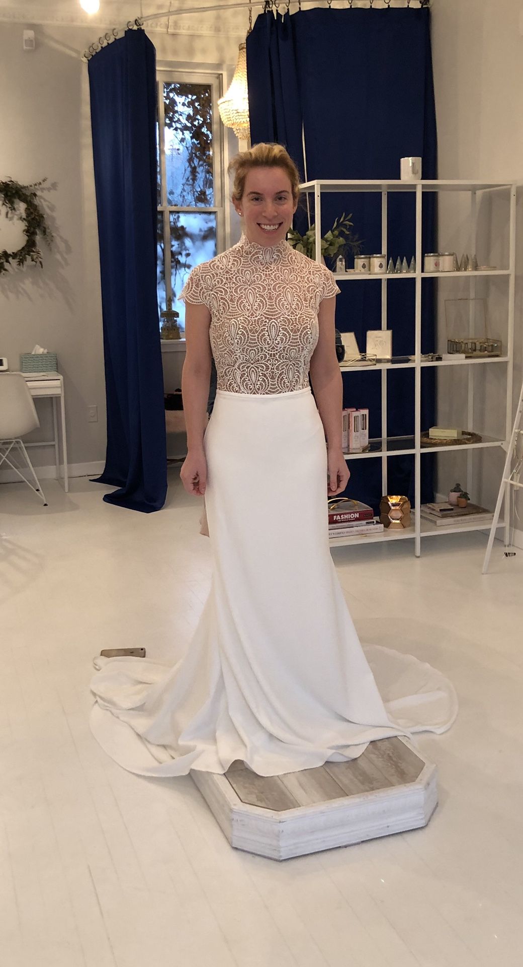 REDUCED Designer Wedding Gown Size 4  