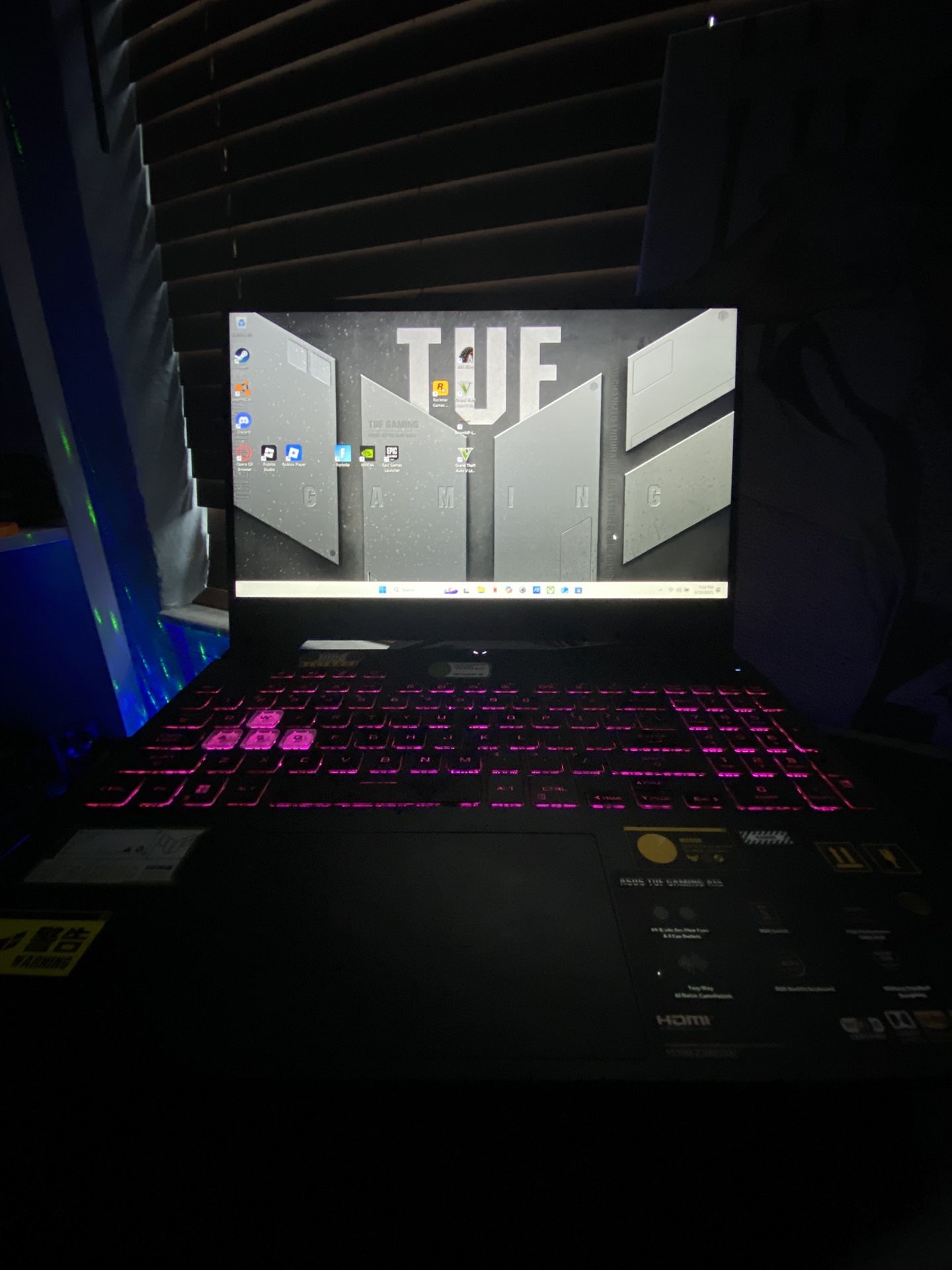 Asus A15 Tuff Gaming laptop