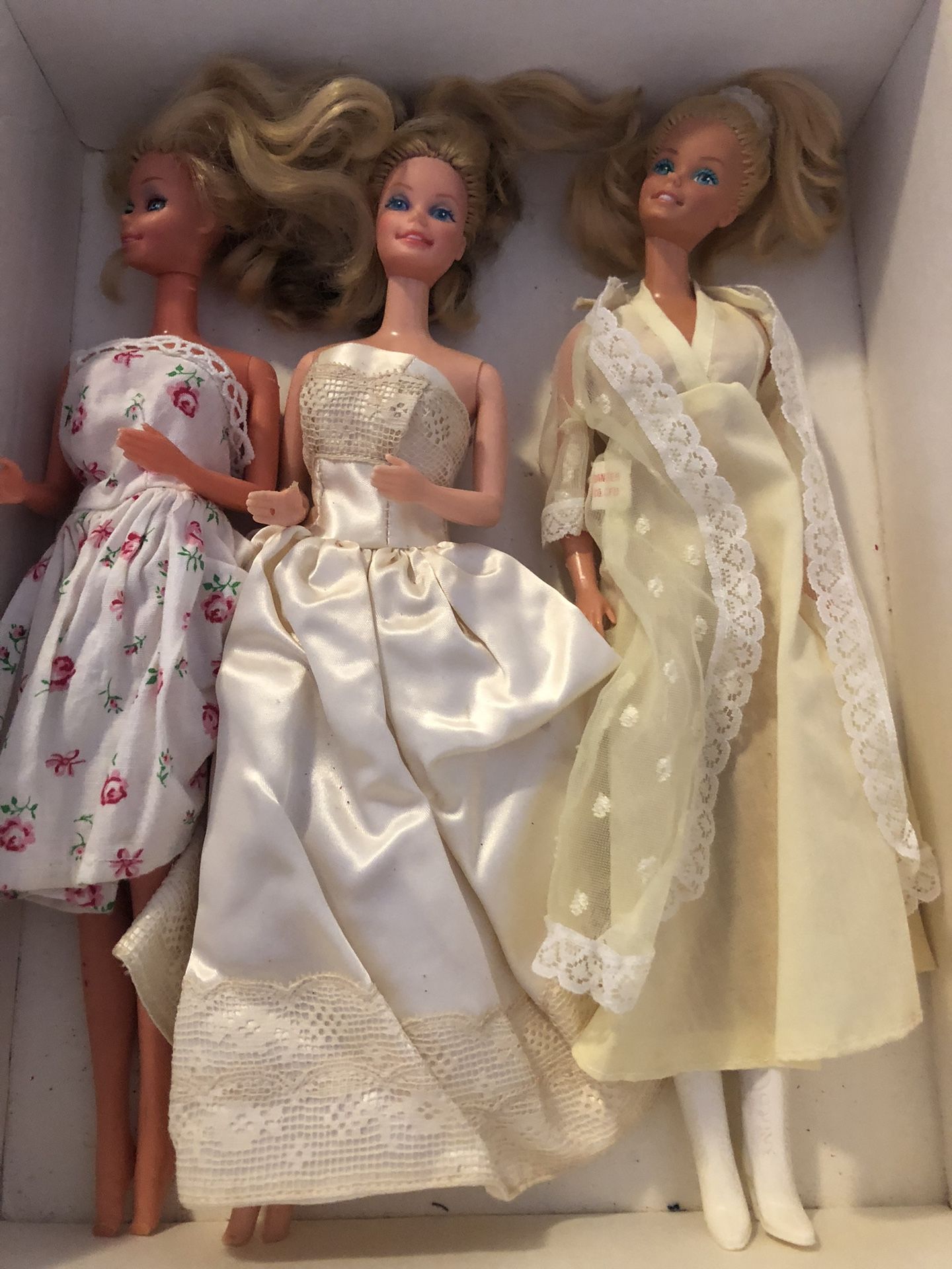 3 Barbie Dolls & 2 Ken Dolls