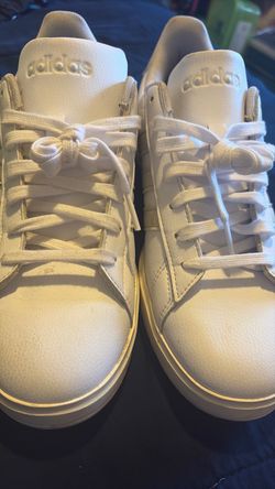 adidas Grand Court All White Sneakers – Classic