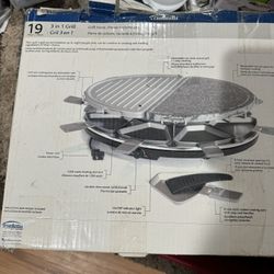 Trudeau Raclette Grill 19 Piece 3 In 1 Grill