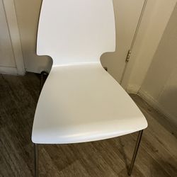 White IKEA Chair 