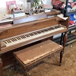 Antique Chickering Piano Organ 