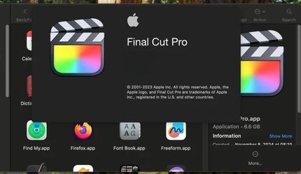 Macbook Air - Final Cut Pro Editing