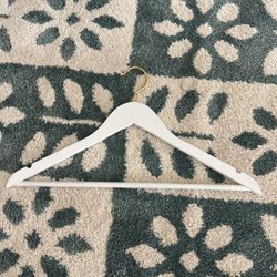White Wooden Hangers -30
