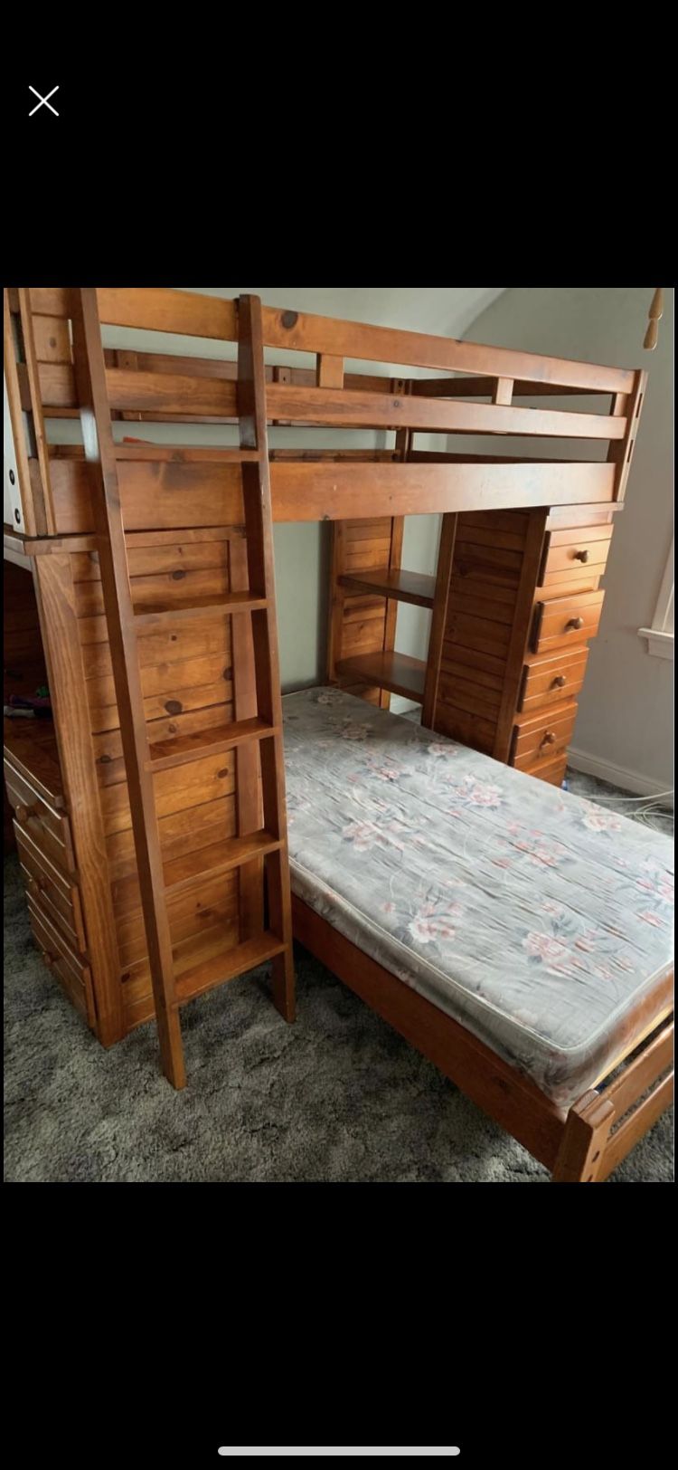 Used but awesome condition bunk bed desk