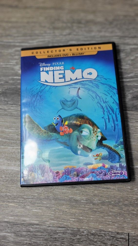 Finding Nemo Collectors Edition Blue Ray And Dvd 3 Disk