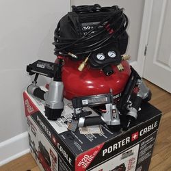 6 Gal. Portable Electric Air Compressor with 16-Gauge, 18 Gauge and 23-Gauge Nailer 3 Tool Combo Kit