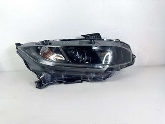 2016 - 2021 HONDA CIVIC BLACK RH PASSENGER SIDE HEADLIGHT OEM