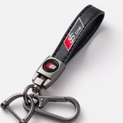 Leather Car Keychain Keyring,Car Key Chain Key Ring for Car Key Fob,Car Key Fob