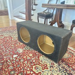 (2) 12 Inch Subwoofer Box