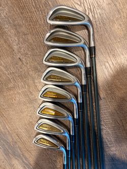 Japanese Maruman Verity-U Iron Set, 3-PW, Graphite Regular Flex