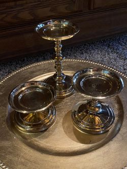 Brass 3” Candle Holders