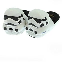 NEW Disney Star Wars Plush Cushion Slippers Adult Men Size 8-10 