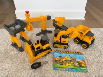 Mega Construction Site Toys Build Screws
