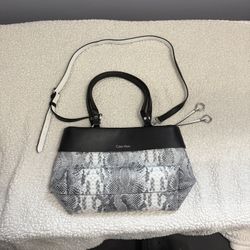 Calvin Klein Tote With Crossbody Option Like New  
