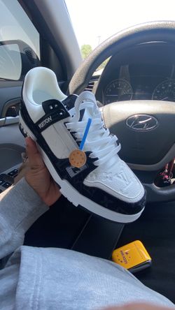 Lv white shoes size 12