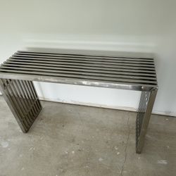 Modway Grid Iron Console Table