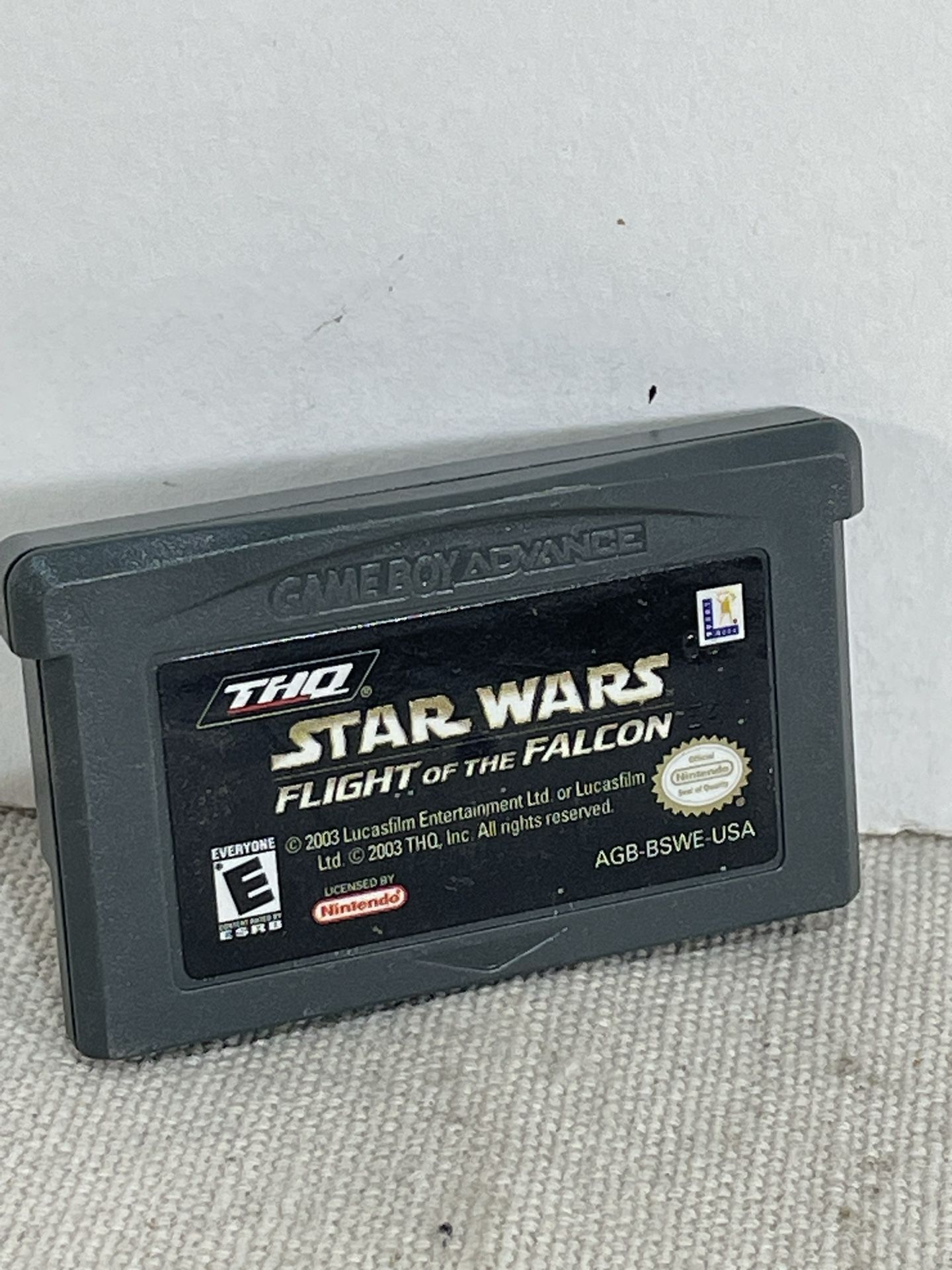 Star Wars Flight of the Falcon Nintendo Gameboy ADVANCE