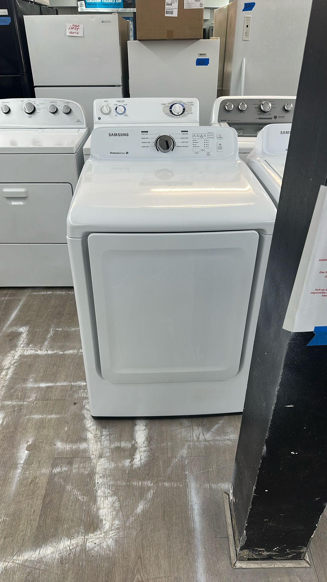 Samsung Dryer With HE MoistureSensor