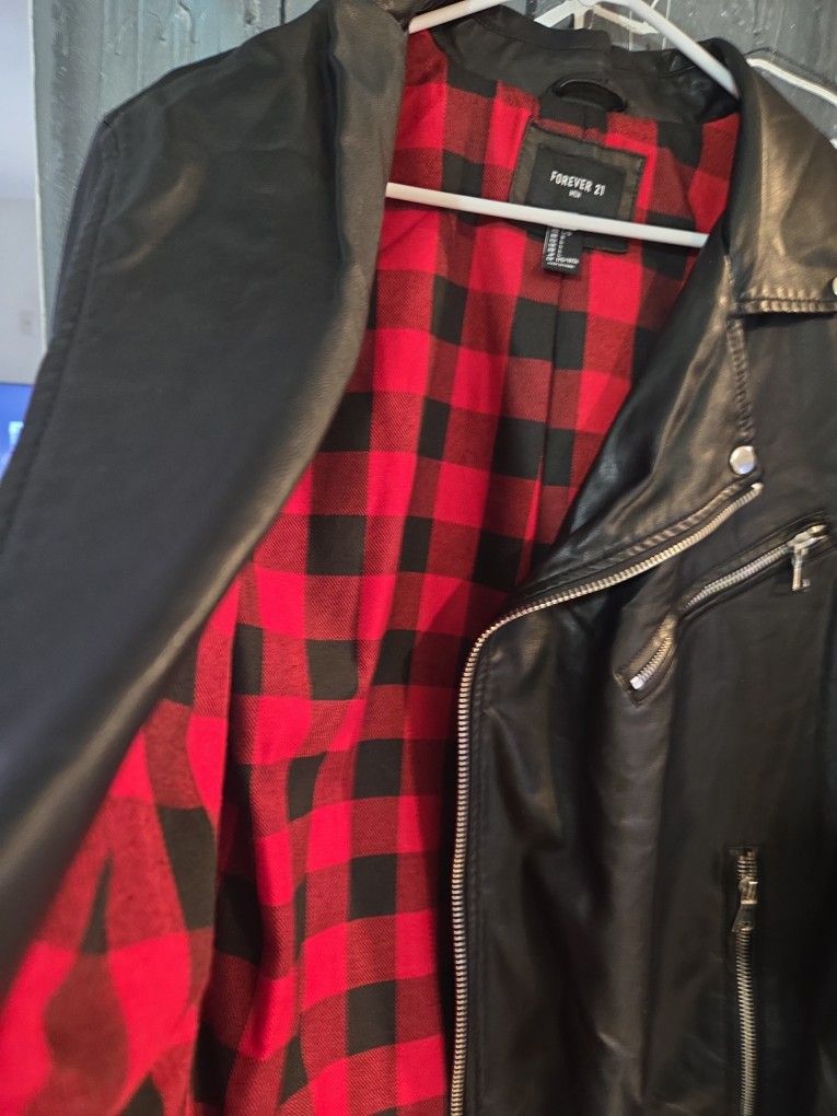 Men's LARGE Biker JACKET