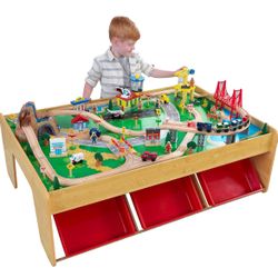 Kidkraft Activity Table, Waterfall Mountain Wooden Table