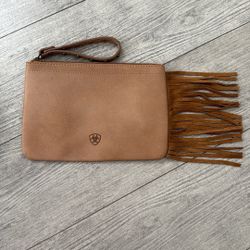 Ariat Genuine Leather Fringe Wristlet (Brand New)