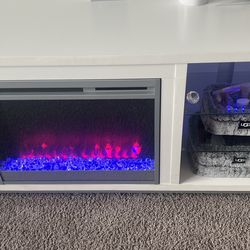 Fireplace stand  like new