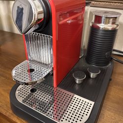 Nespresso CitiZ&Milk Cherry Red Coffee Machine