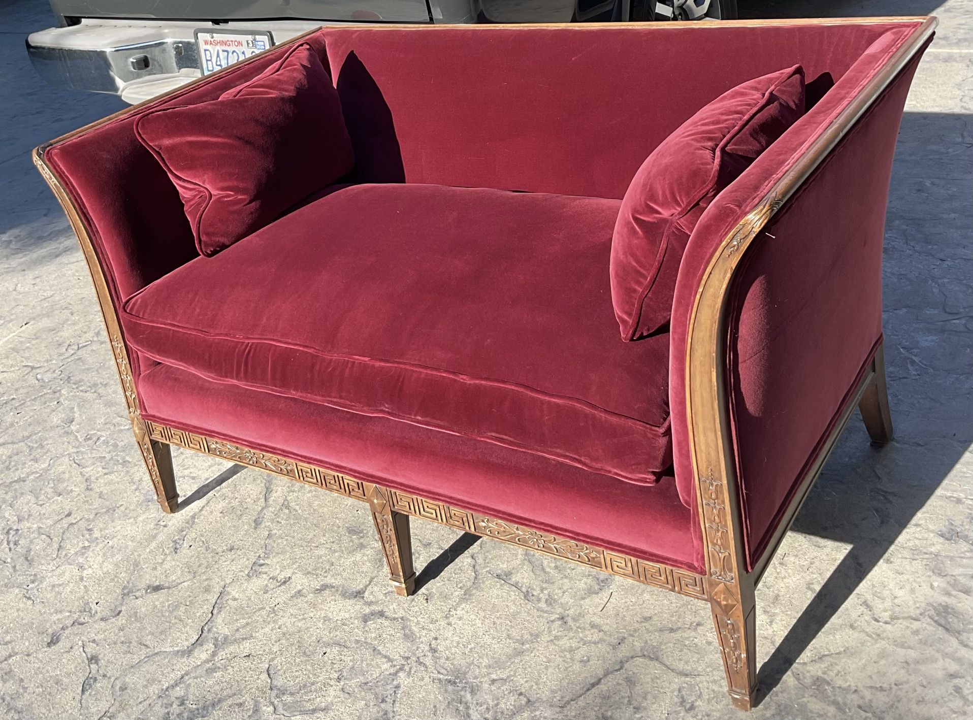 Antique French Directoire Settee / Reduced!