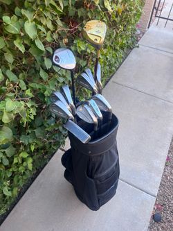 Men’s righty golf clubs set with a golf bag