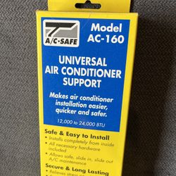 A/C SAFE-MODEL AC-160 UNIVERSAL AIR CONDITIONER SUPPORT-NEW IN BOX