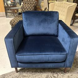 Blue Velvet Chair