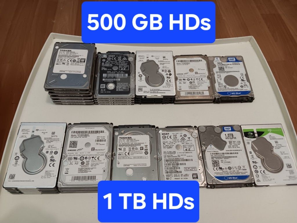 Hard Drives 500GB - 1TB Laptop PC Computer HDs