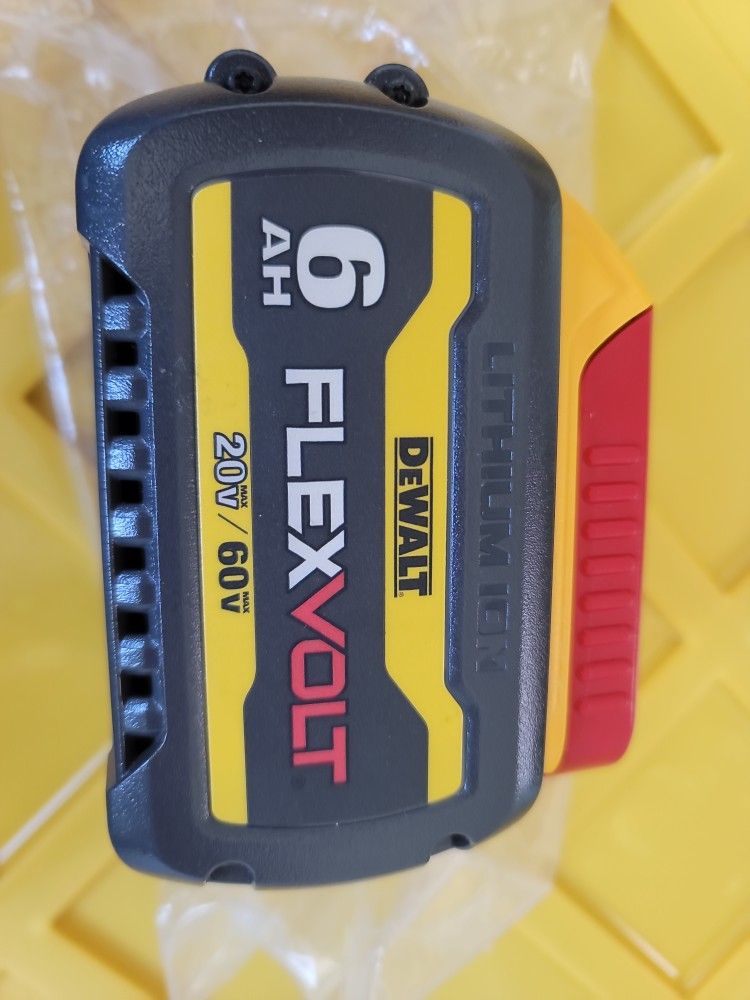 DEWALT 20VMAX/60VMAX FLEXVOLT BATTERIE 6.0AH NEW 