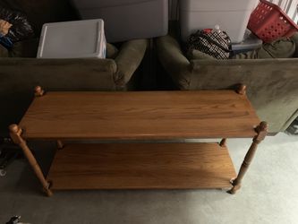 Solid wood sofa table