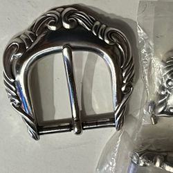 Silver Western Style Belt Buckle