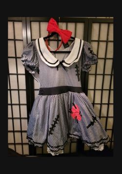 Halloween Costume wind me up doll