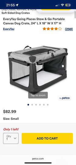 Portable Dog Crate Kennel
