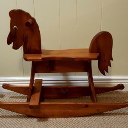 Wooden Rocking Horse