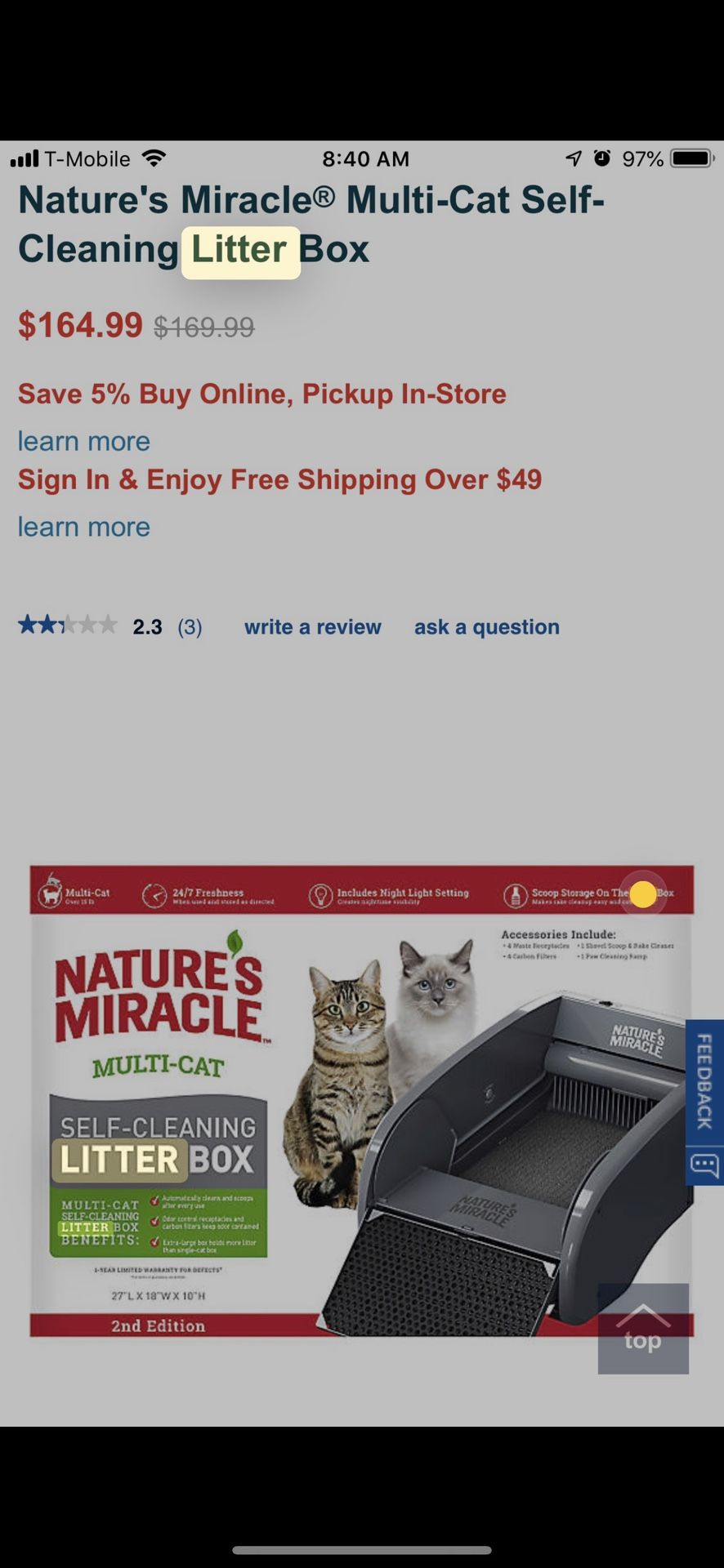 Automatic Litter box And Storage