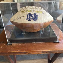 Notre Dame Signed Ball
