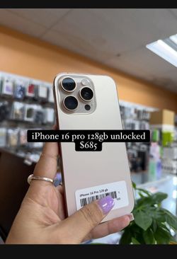 Apple iPhone 16 Pro 128 Gb Unlocked 