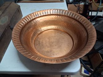 Big copper bowl