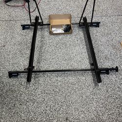 Yakima Towers with 58" & 48”Round Bars Roof Rack with Yakima Dual Bicycle Racks and box keys extra parts