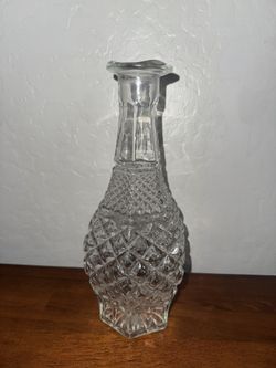 Vintage Anchor Hooking Wexford Wine Decanter No Stopper USA 32oz