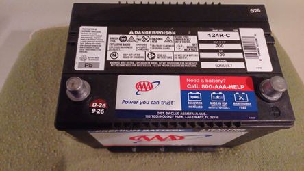 12 volt battery- excellent condition
