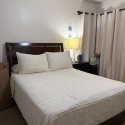 Dark Brown Full Size Bed Frame